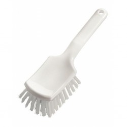 DI Churn Brush Hard Short White / / жесткая с короткой ручкой, белая *под заказ