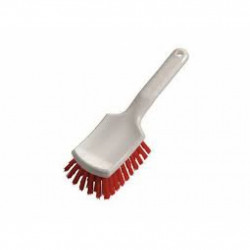 DI Churn Brush Med.Short Red /щетка для неровных поверхностей с короткой ручкой, средней жёсткости, красная *под заказ