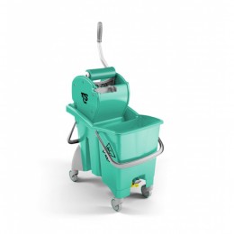 Ведро ACTION PRO 30 л с отжимом Dry зеленое